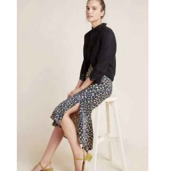 Maeve Black and White Midi Skirt - Picture 1 of 6